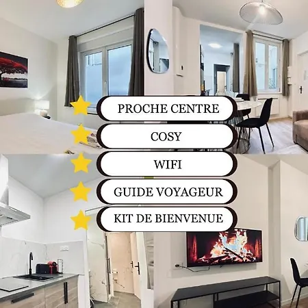1 Clairmarais T2 Cosy A 2 Pas Du Centre-ville Апартаменты