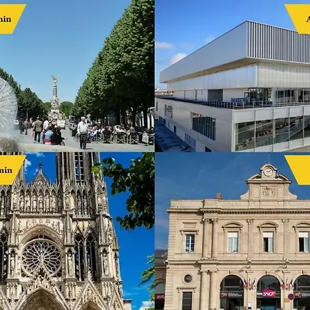 1 Clairmarais T2 Cosy A 2 Pas Du Centre-ville Апартаменты Реймс