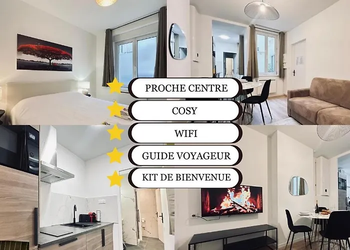 1 Clairmarais T2 Cosy A 2 Pas Du Centre-ville Апартаменты