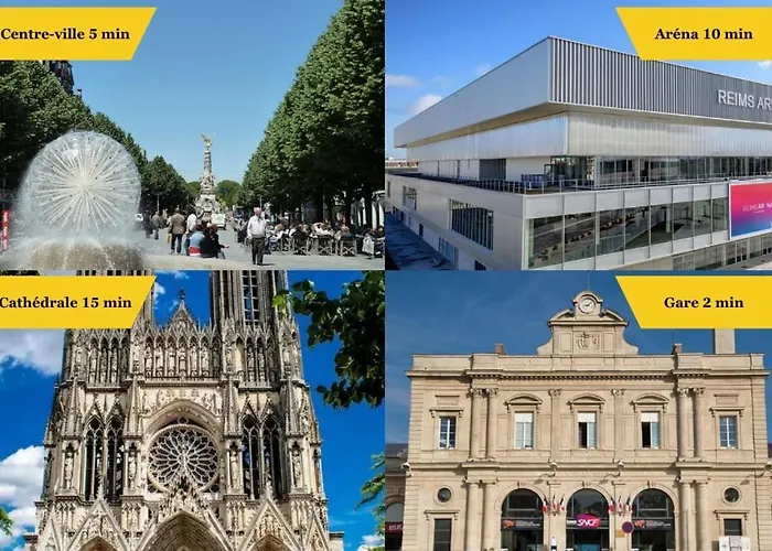 1 Clairmarais T2 Cosy A 2 Pas Du Centre-ville Апартаменты Реймс